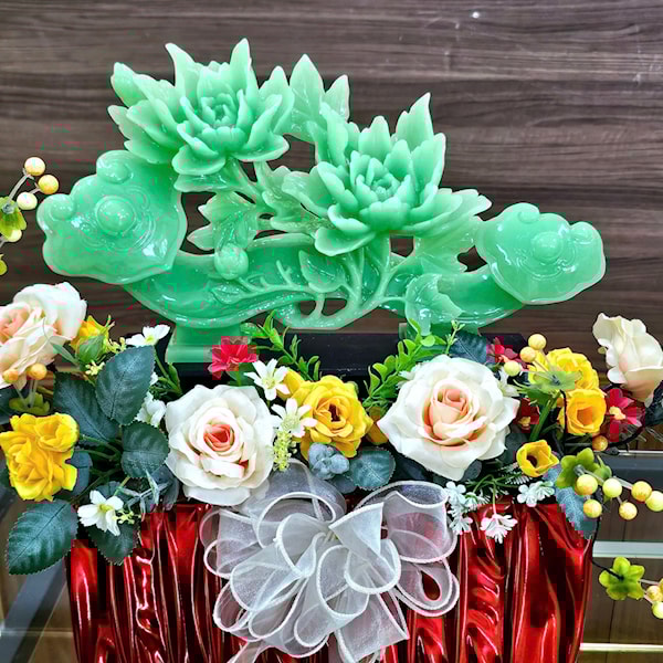 Quyền Trượng Như Ý Hoa Mẫu Đơn size nhỏ